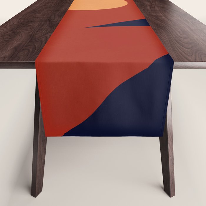 Bold dark background Table Runner Gallery Image 1