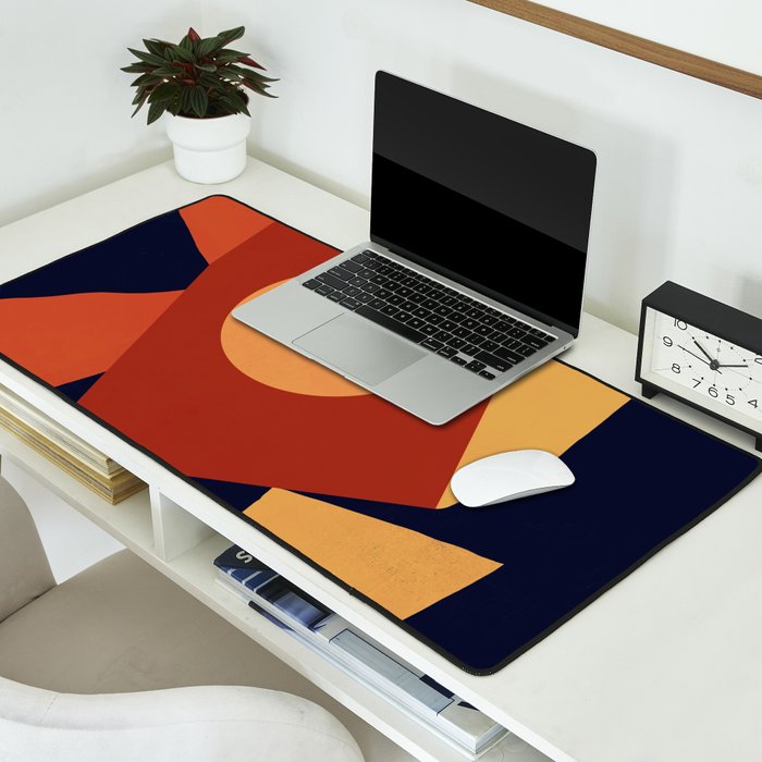 Bold dark background Desk Mat Gallery Image 2