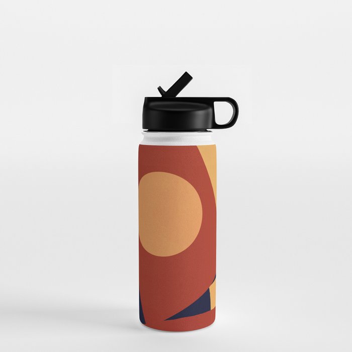 Bold dark background Water Bottle Gallery Image 1