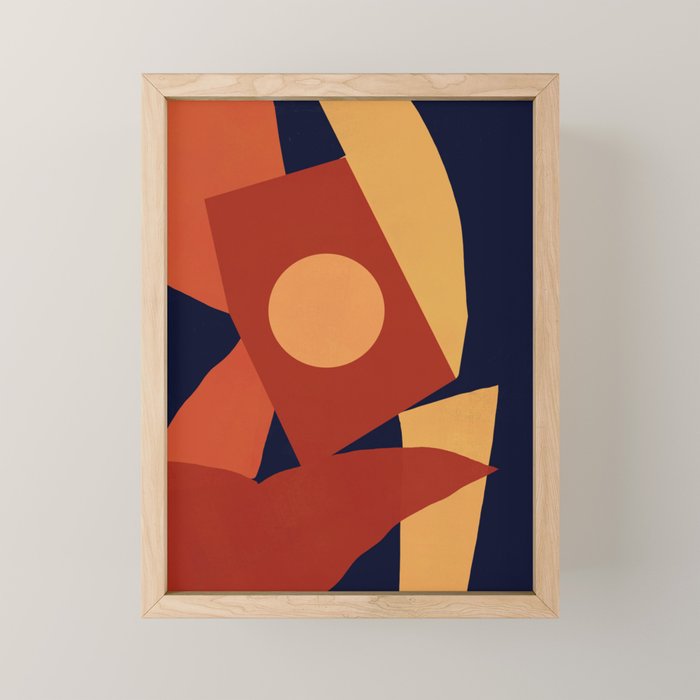 Bold dark background Mini Art Print Gallery Image 1