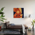 Bold dark background Wood Wall Art Gallery Image 2