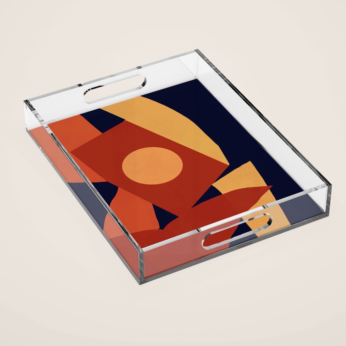 Bold dark background Acrylic Tray Gallery Image 1