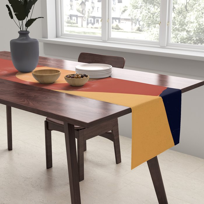 Bold dark background Table Runner Gallery Image 2