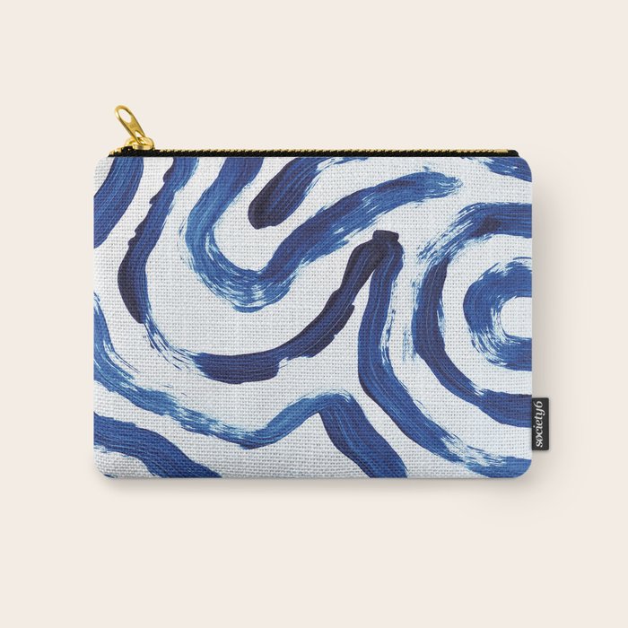 Blue Minimal Carry All Pouch Gallery Image 1