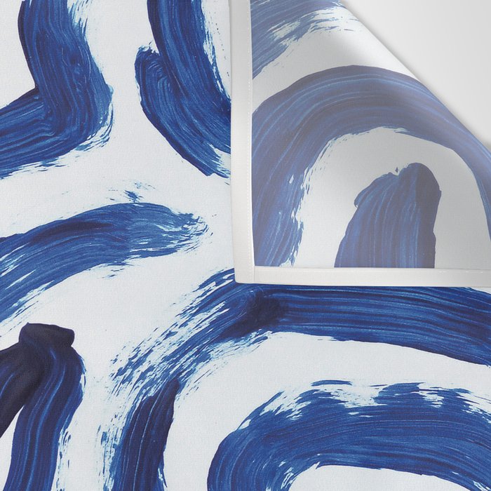 Blue Minimal Wall Tapestry Gallery Image 3
