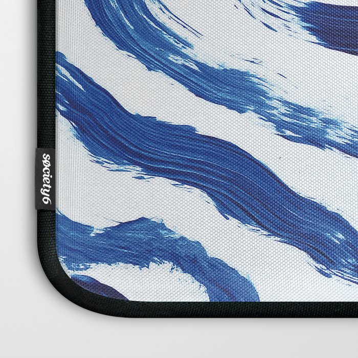 Blue Minimal Laptop Sleeve Gallery Image 3