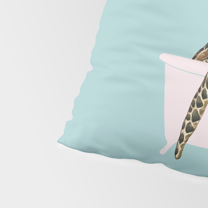 Sea Turtle in Bathtub Pillow Sham Gallery Image 4