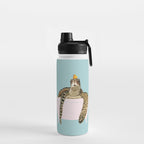 Sea Turtle in Bathtub Water Bottle Gallery Image 2