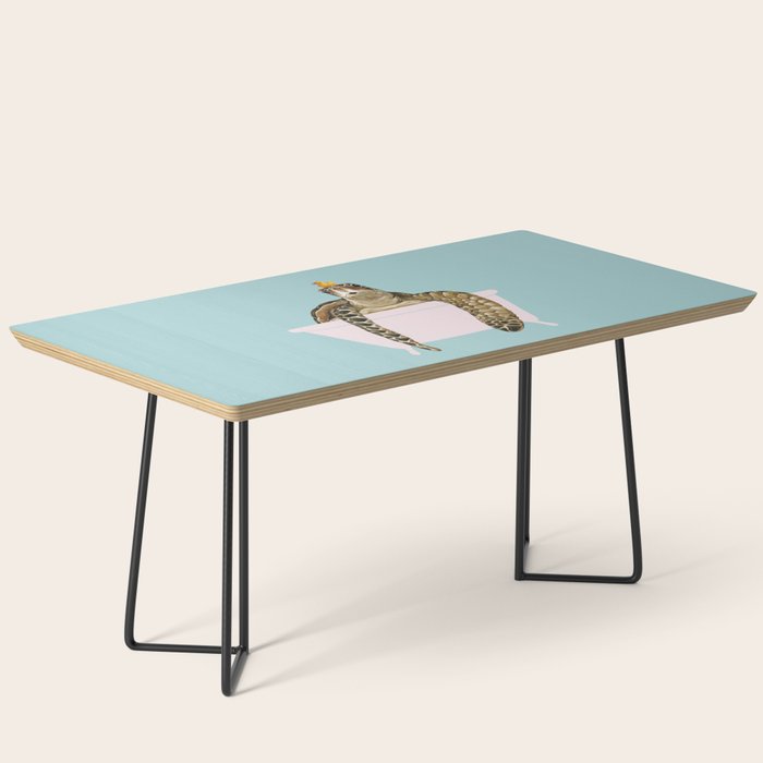 Sea Turtle in Bathtub Coffee Table Gallery Image 1