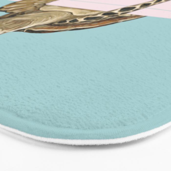 Sea Turtle in Bathtub Bath Mat Gallery Image 3