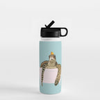 Sea Turtle in Bathtub Water Bottle Gallery Image 1