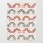 Rainbow Bow Print Poster Gallery Image 4