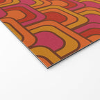 Geometric Retro Pattern Welcome Mat Gallery Image 2