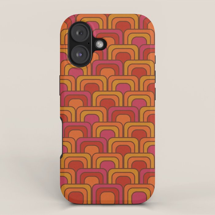Geometric Retro Pattern iPhone Case Gallery Image 1