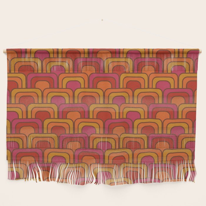 Geometric Retro Pattern Wall Hanging Gallery Image 1