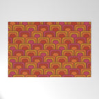 Geometric Retro Pattern Welcome Mat Gallery Image 1
