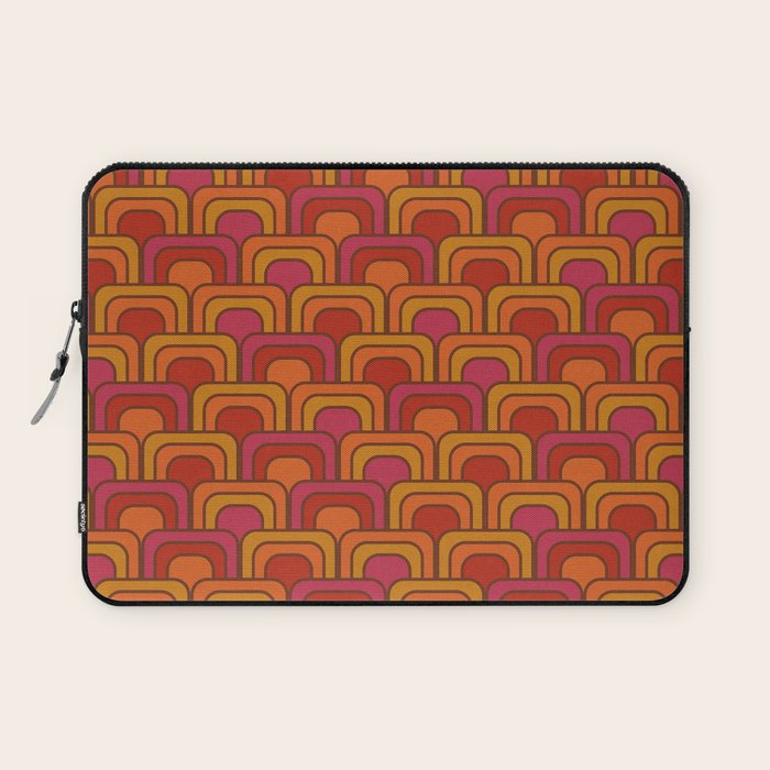 Geometric Retro Pattern Laptop Sleeve Gallery Image 1