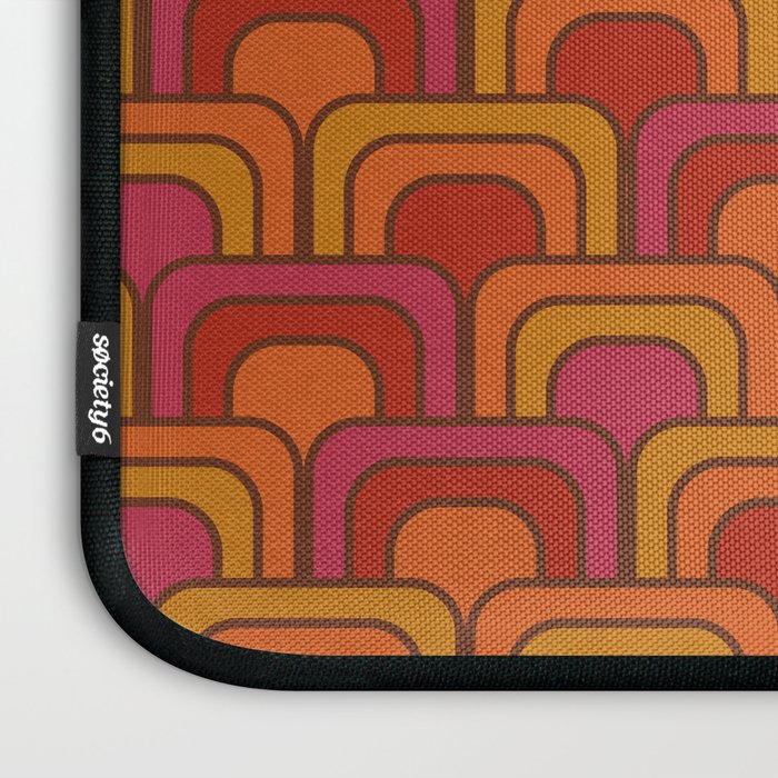 Geometric Retro Pattern Laptop Sleeve Gallery Image 3