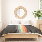 Minimal Classic Rainbow Retro Stripes - Tipua Duvet Cover Gallery Image 3