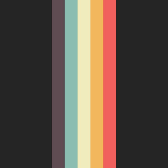 Minimal Classic Rainbow Retro Stripes - Tipua Coffee Mug Gallery Image 2