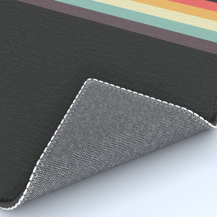 Minimal Classic Rainbow Retro Stripes - Tipua Rug Gallery Image 4