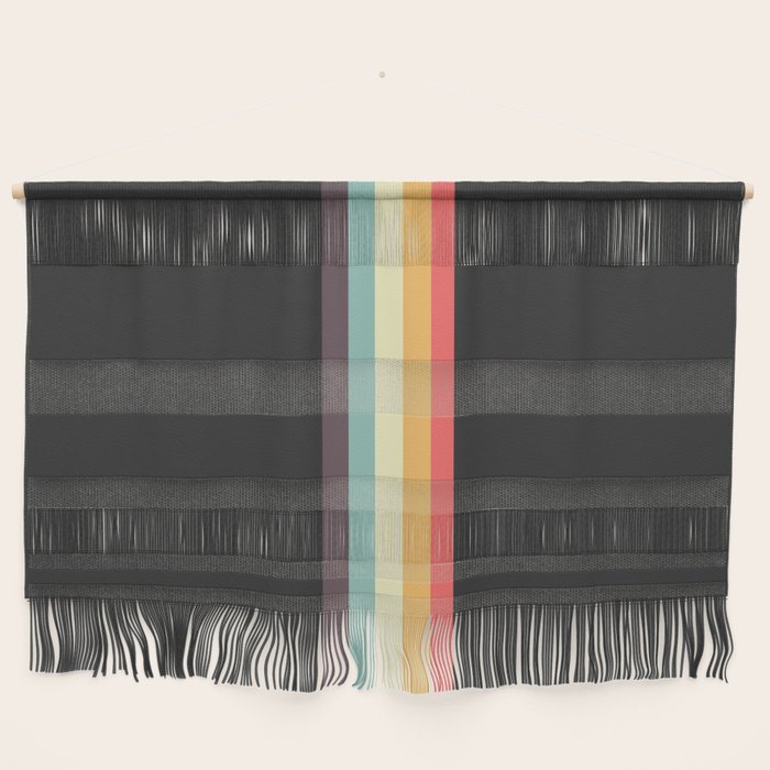 Minimal Classic Rainbow Retro Stripes - Tipua Wall Hanging Gallery Image 2