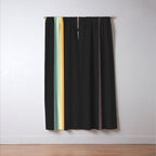 Minimal Classic Rainbow Retro Stripes - Tipua Window Curtain Gallery Image 3