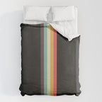Minimal Classic Rainbow Retro Stripes - Tipua Duvet Cover Gallery Image 6