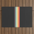 Minimal Classic Rainbow Retro Stripes - Tipua Outdoor Rug Gallery Image 1