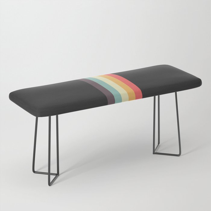 Minimal Classic Rainbow Retro Stripes - Tipua Bench Gallery Image 1