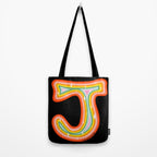 Rainbow J Tote Bag Gallery Image 2