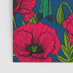 Bee eaters and poppies  Poster Gallery Image 3