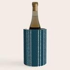 Ethnic Spotted Stripes in Teal Wine Chiller Gallery Image 3