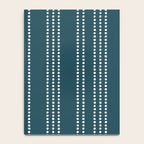 Ethnic Spotted Stripes in Teal Notebook Gallery Image 4