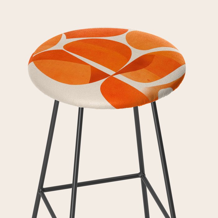 Abstract Turtle in Orange Stool Gallery Image 2