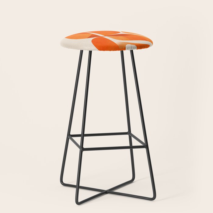 Abstract Turtle in Orange Stool Gallery Image 1