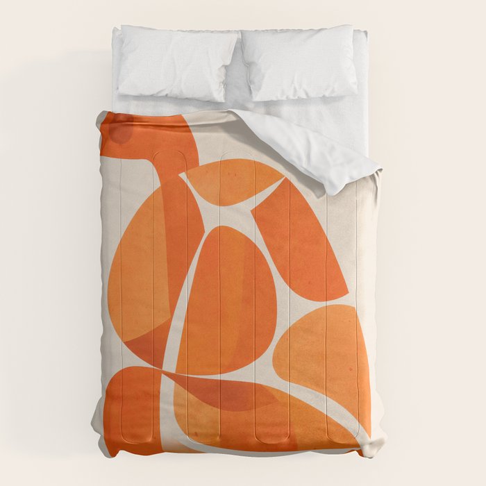 Abstract Turtle in Orange Comforter Gallery Image 6