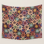 Hand Drawn Florals #6 Wall Tapestry Gallery Image 4