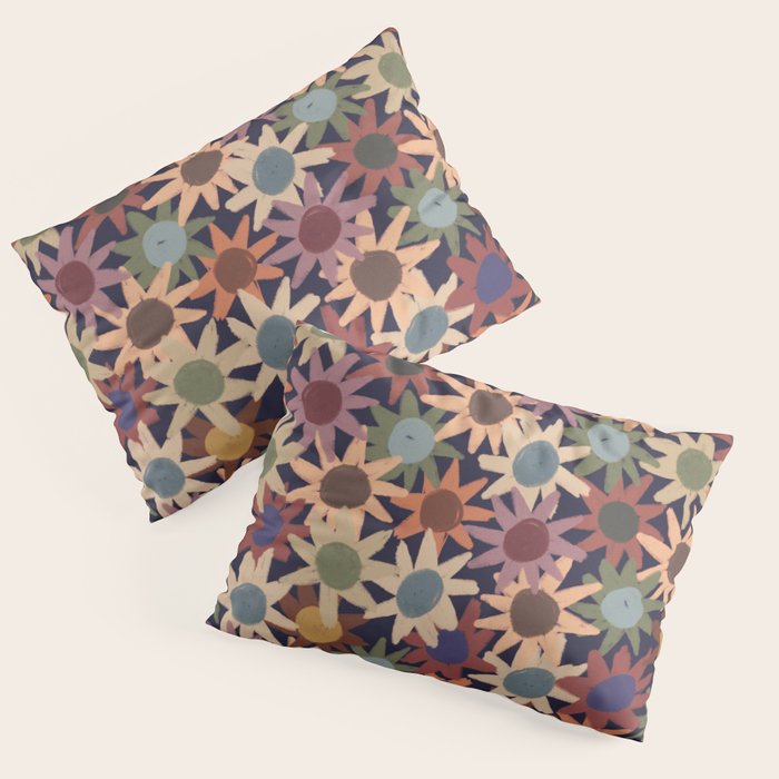 Hand Drawn Florals #6 Pillow Sham Gallery Image 3