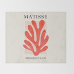 Jazz Leaf: Matisse Edition | Mid Century Series Throw Blanket Gallery Image 2
