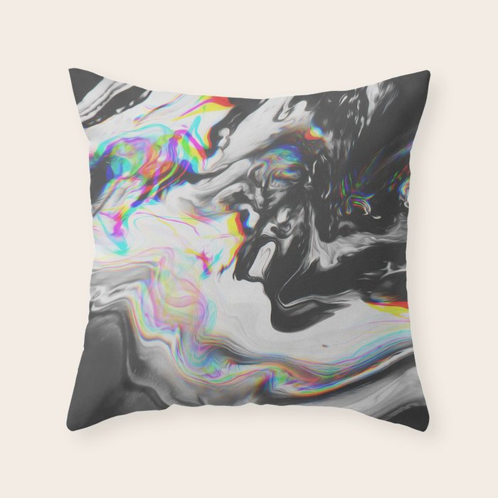 BLUE VELVET Throw Pillow Gallery Image 1