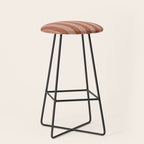 wynwood vertical stripes - ginger Stool Gallery Image 1