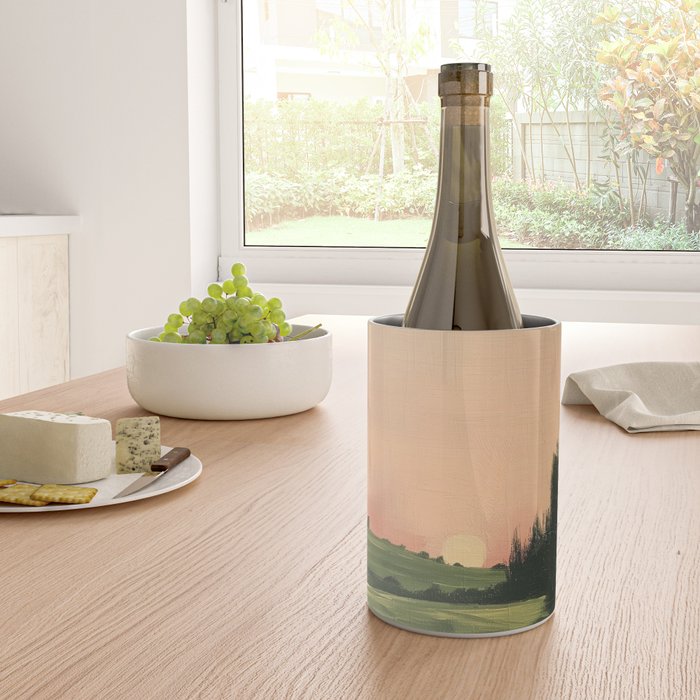 Country pink sunset Wine Chiller Gallery Image 4