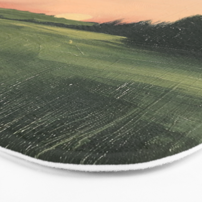 Country pink sunset Bath Mat Gallery Image 3
