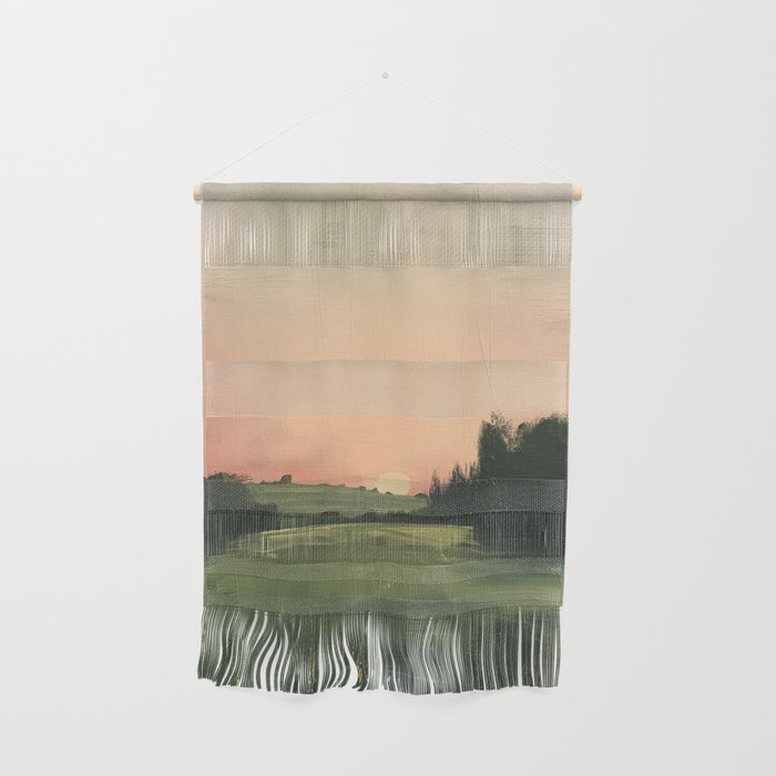 Country pink sunset Wall Hanging Gallery Image 1