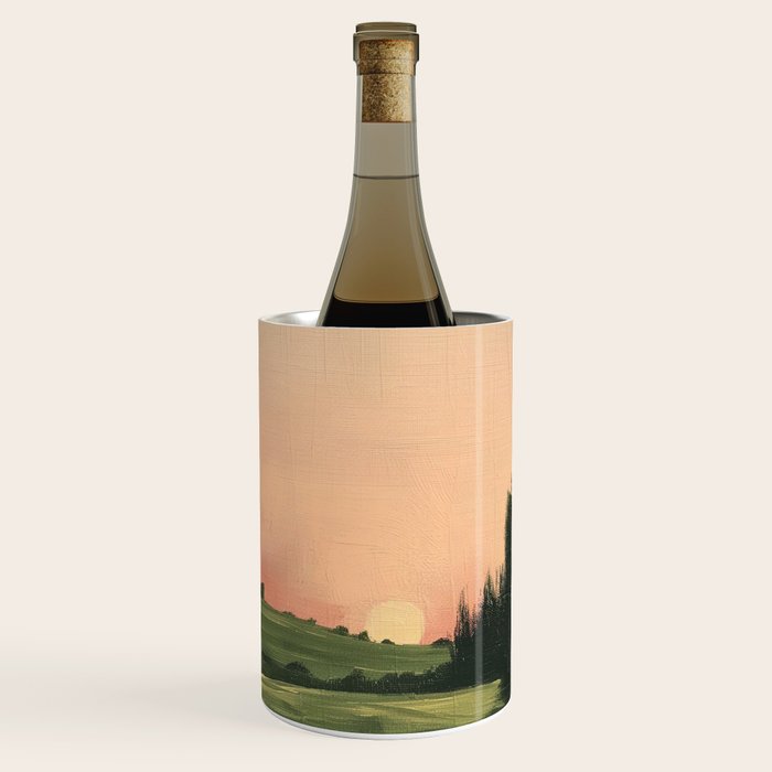 Country pink sunset Wine Chiller Gallery Image 1