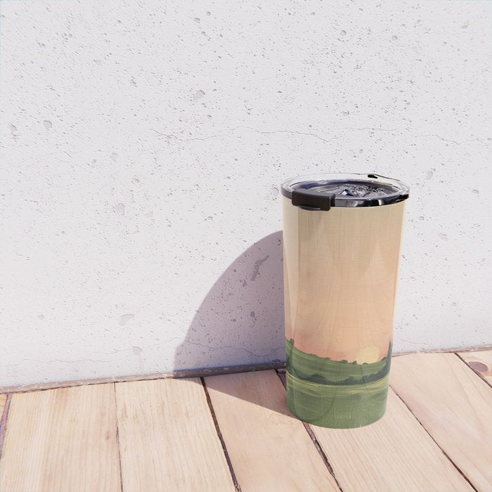 Country pink sunset Travel Mug Gallery Image 4