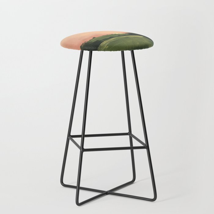 Country pink sunset Stool Gallery Image 1
