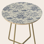 Mythical Sea Creatures Toile de Jouy Side Table Gallery Image 2