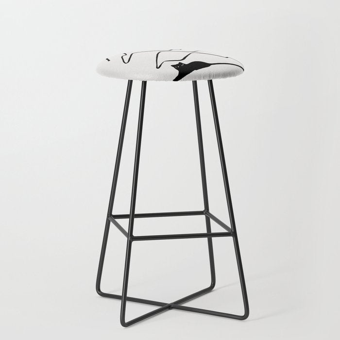 Cat Landscape 68 Stool Gallery Image 1